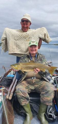 Fishing on Lough Mask